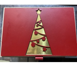 BOÎTE BOIS NOEL MUSC BLANC